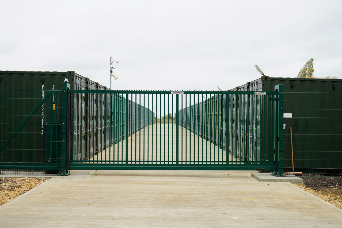 Automated cantilever sliding gate installation
